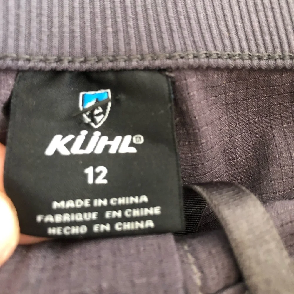 Kuhl Hiking Shorts Women 12 Gray Lightweight Hiking Outdoors